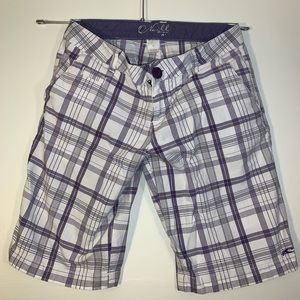 O’Neill plaid shorts size 1